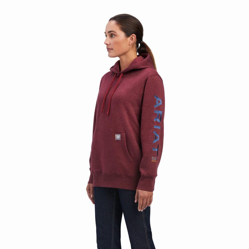 Hoodies Ariat Rebar Grafica Donna Blu Marino | IT430QWZT