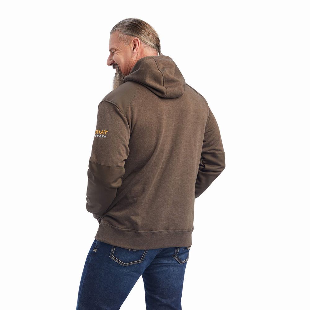 Hoodies Ariat Rebar Workman DuraCanvas Uomo Colorate | IT023XLDH