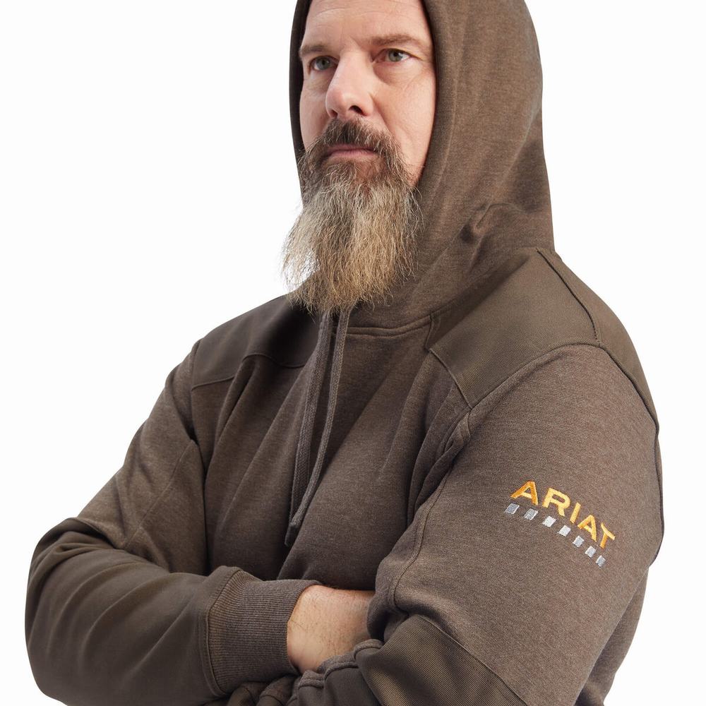 Hoodies Ariat Rebar Workman DuraCanvas Uomo Colorate | IT023XLDH