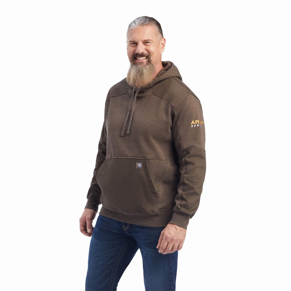 Hoodies Ariat Rebar Workman DuraCanvas Uomo Colorate | IT023XLDH