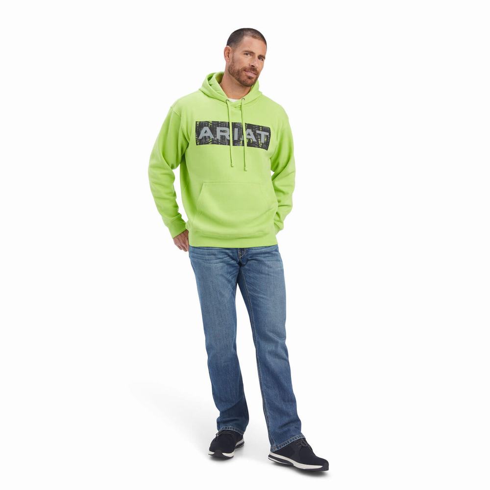 Hoodies Ariat Southwest Uomo Verdi | IT279HCVD