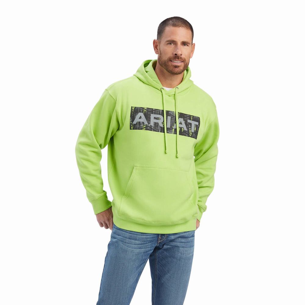 Hoodies Ariat Southwest Uomo Verdi | IT279HCVD