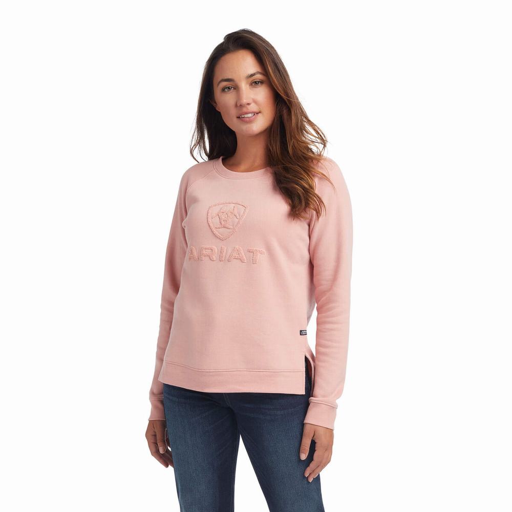 Hoodies Ariat Torrey Donna Rosa | IT861CLNQ