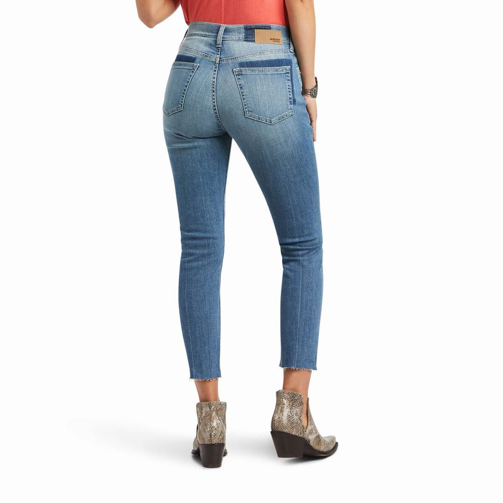 Jeans Skinny Ariat Boyfriend High Rise Jordana Donna Colorate | IT502HFGR