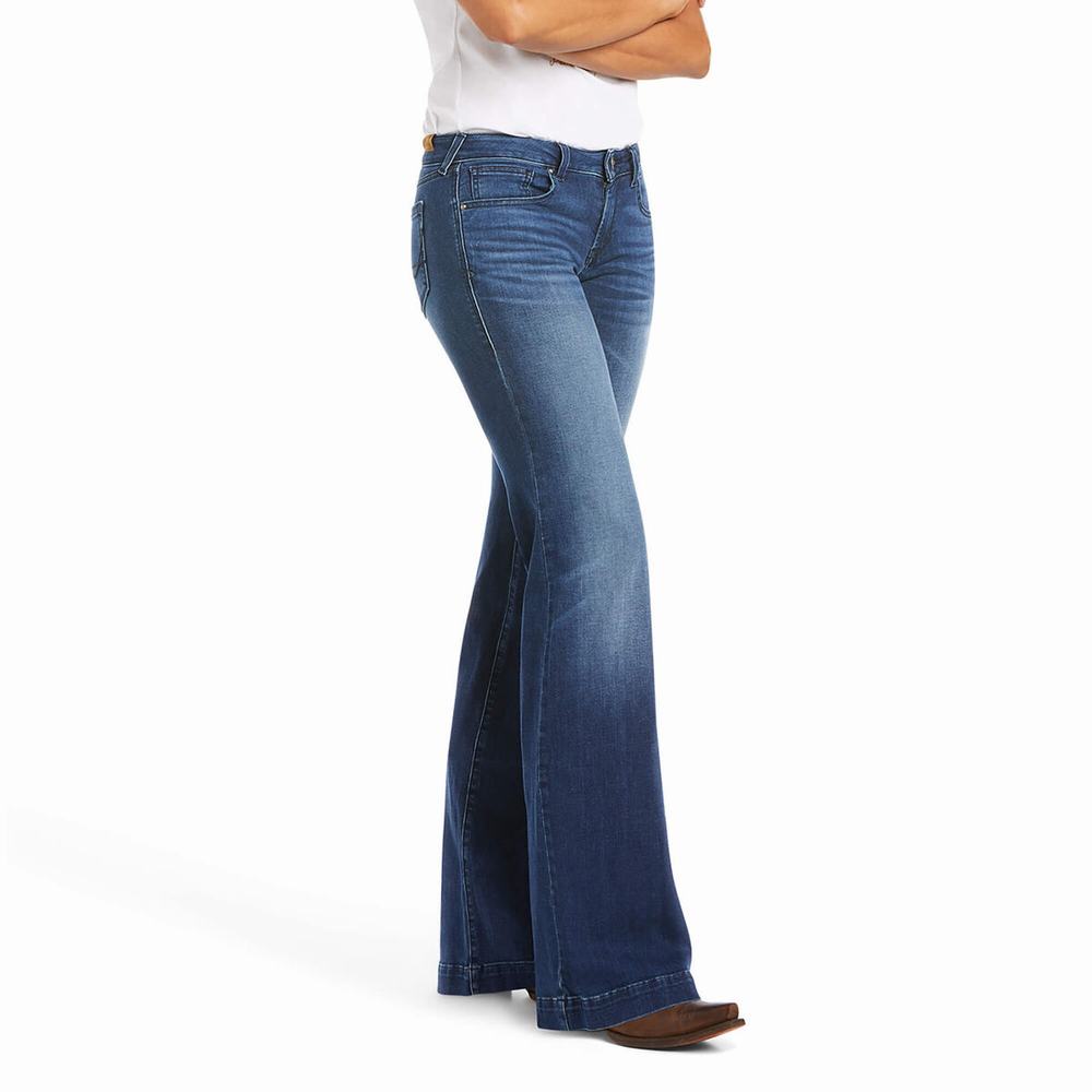 Jeans Skinny Ariat Mid Rise Stretch Kelsea Donna Colorate | IT850CNVI