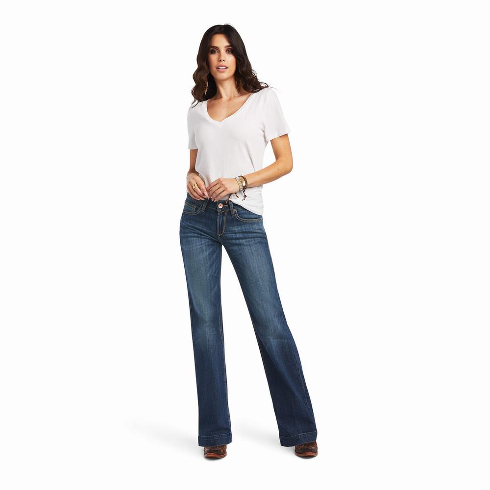 Jeans Skinny Ariat Perfect Rise Alana Donna Colorate | IT958WMES