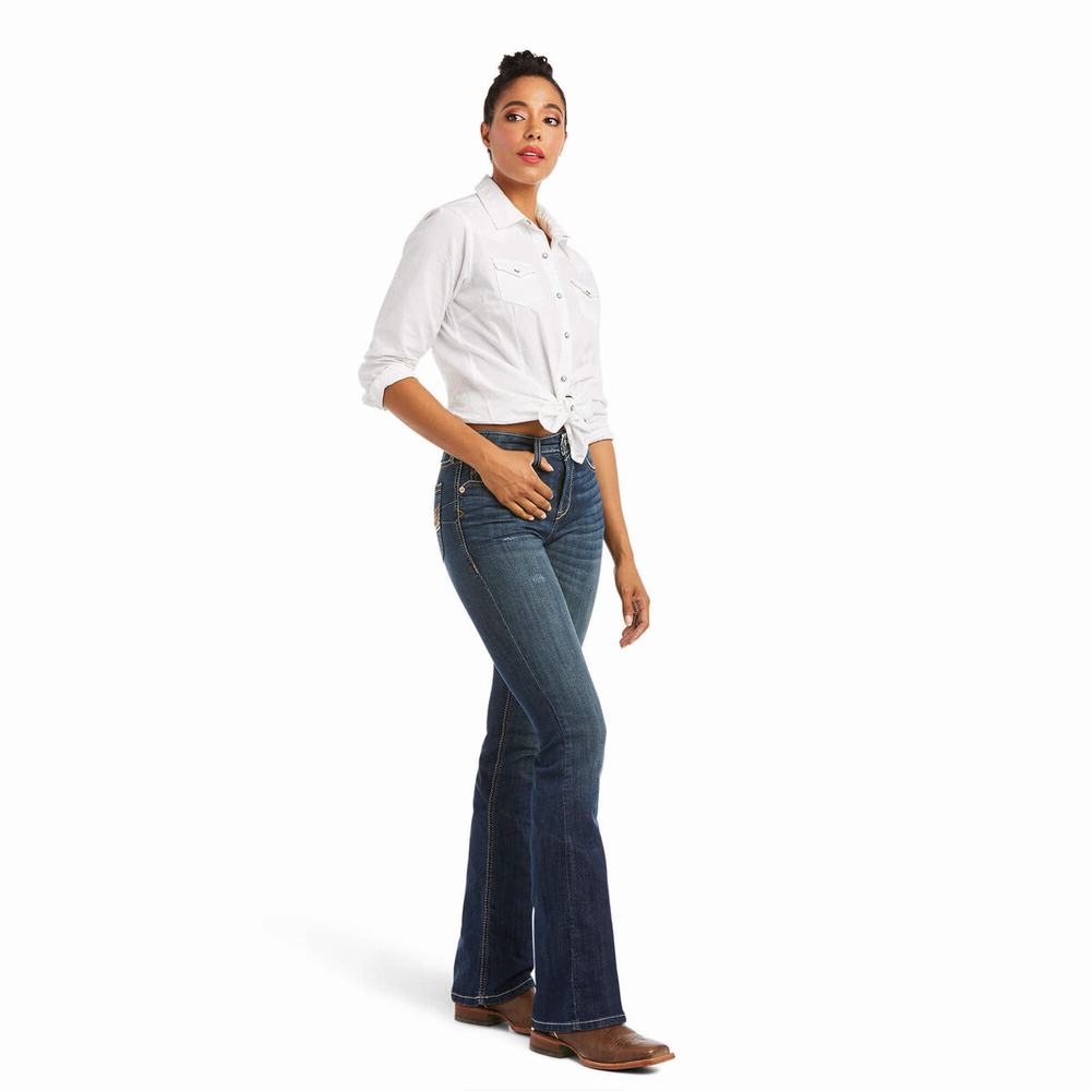 Jeans Skinny Ariat R.E.A.L. High Rise Katrina Cut Donna Colorate | IT583HFYJ