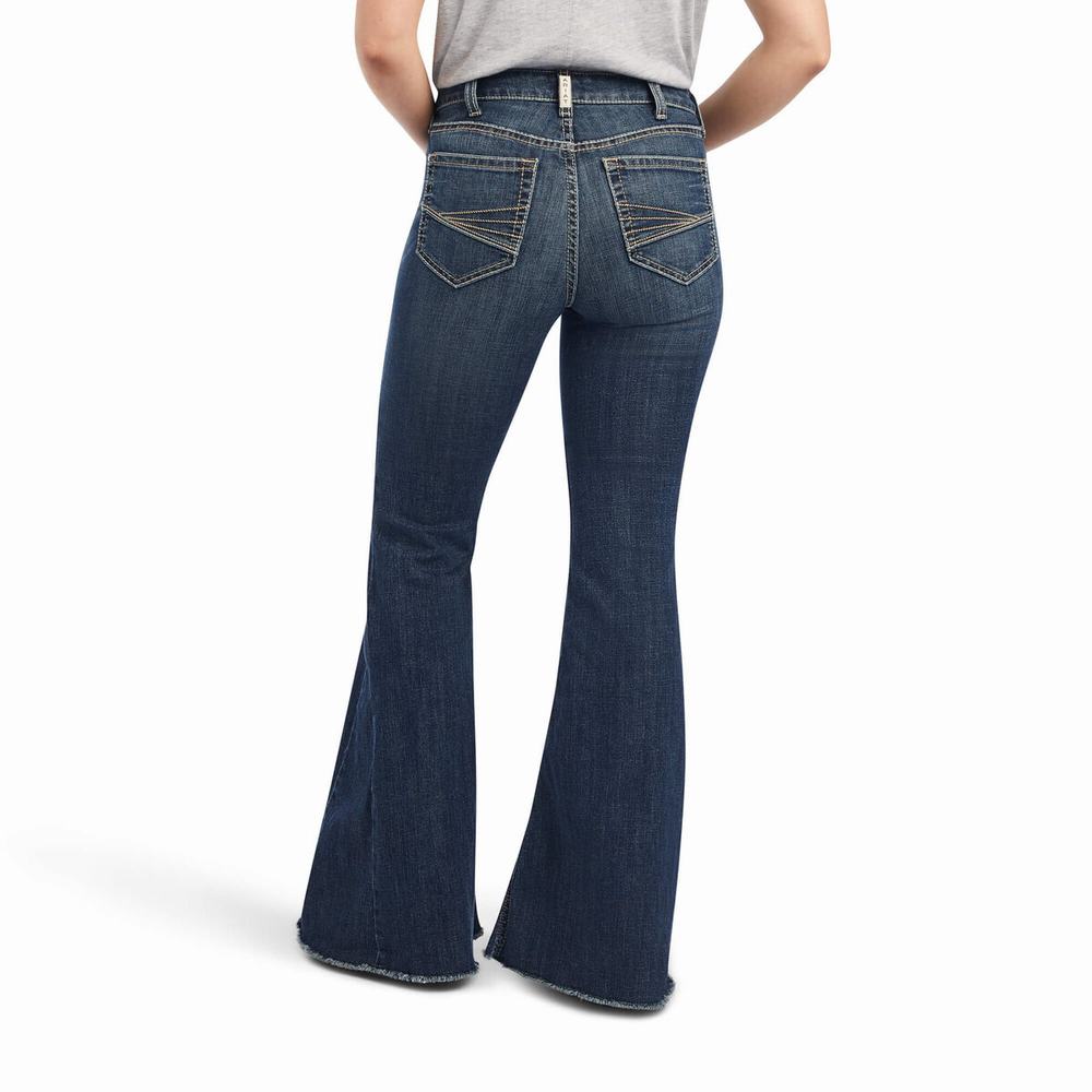 Jeans Skinny Ariat R.E.A.L. High Rise Zinnia Extreme Donna Blu | IT469RBDA