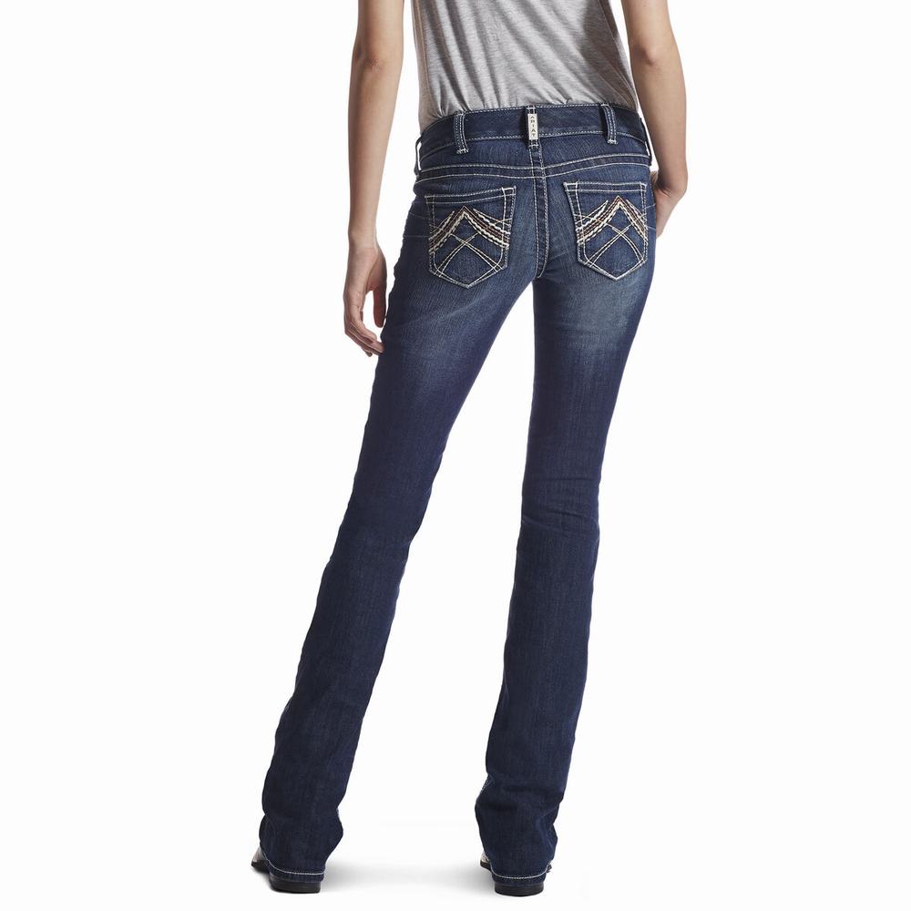 Jeans Skinny Ariat R.E.A.L. Low Rise Stretch Rosy Whipstitch Cut Donna Colorate | IT879GBUD