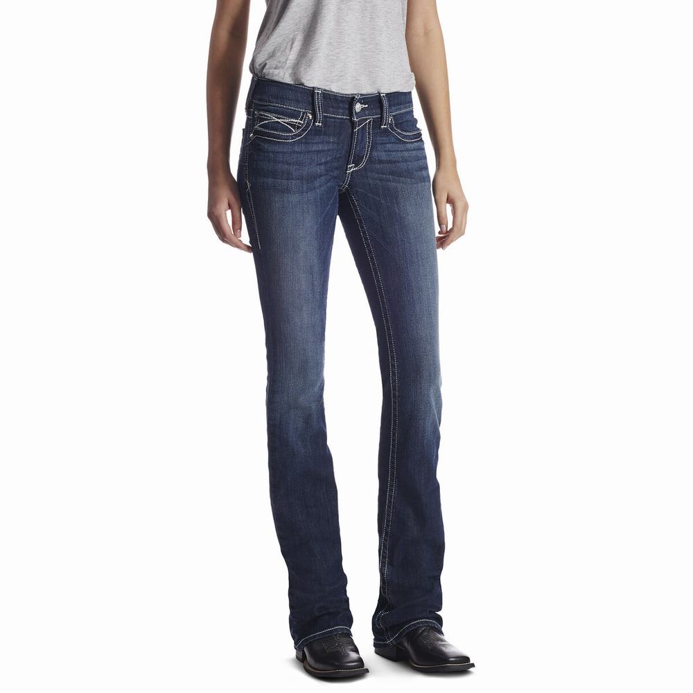 Jeans Skinny Ariat R.E.A.L. Low Rise Stretch Rosy Whipstitch Cut Donna Colorate | IT879GBUD