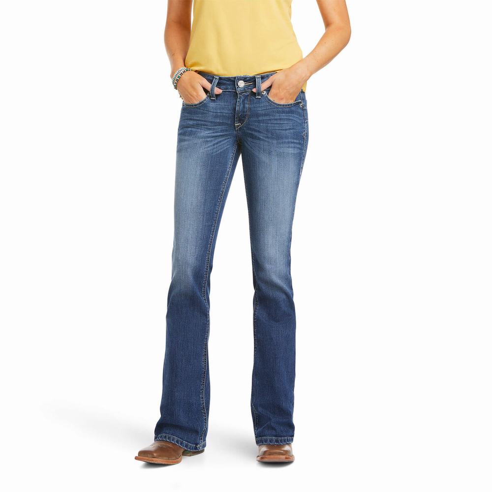 Jeans Skinny Ariat R.E.A.L. MID Rise Samara Cut Donna Colorate | IT986DSLI