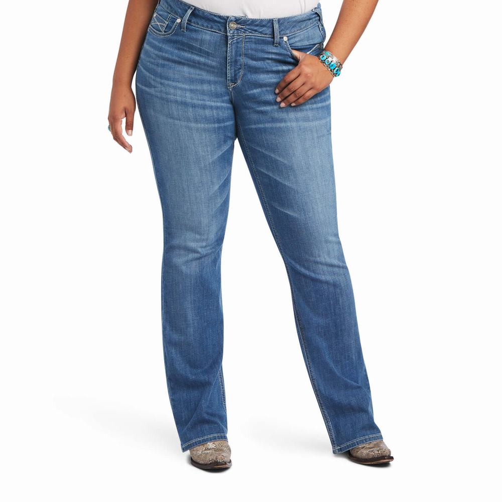 Jeans Skinny Ariat R.E.A.L. Mid Rise Allessandra Cut Donna Colorate | IT356ZBSQ