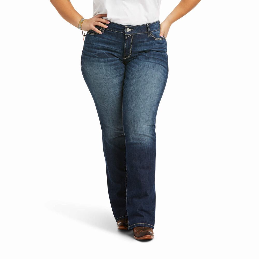 Jeans Skinny Ariat R.E.A.L. Mid Rise Janet Cut Donna Colorate | IT892YUKF