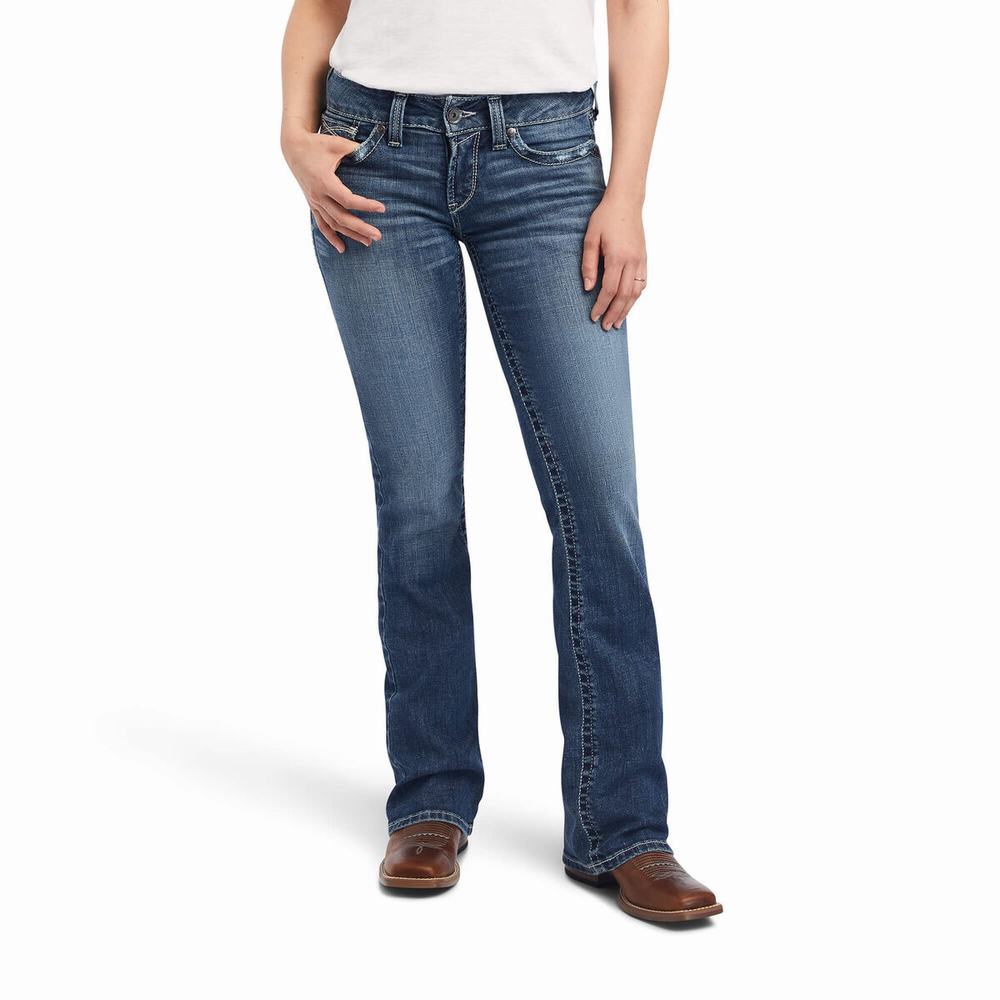 Jeans Skinny Ariat R.E.A.L. Mid Rise Raquel Cut Donna Colorate | IT402JYGO