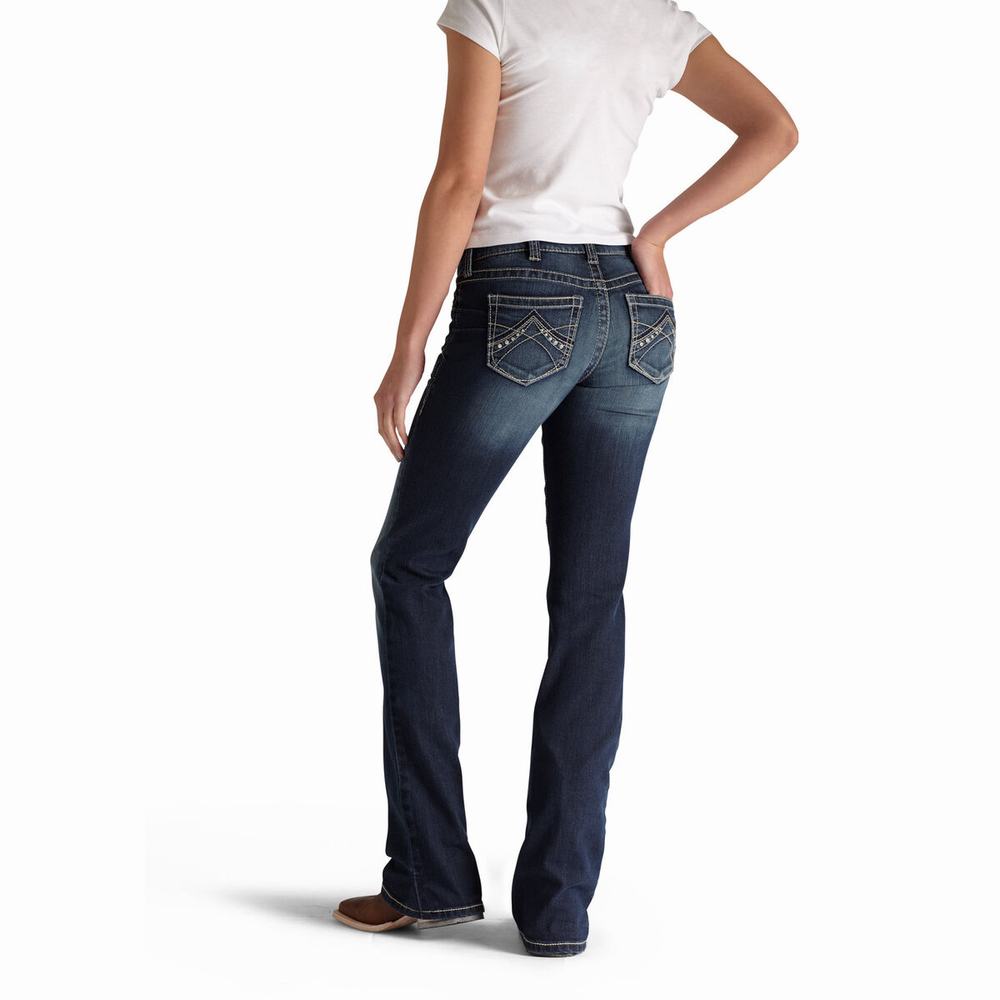 Jeans Skinny Ariat R.E.A.L. Mid Rise Stretch Original Cut Donna Colorate | IT021RZWP