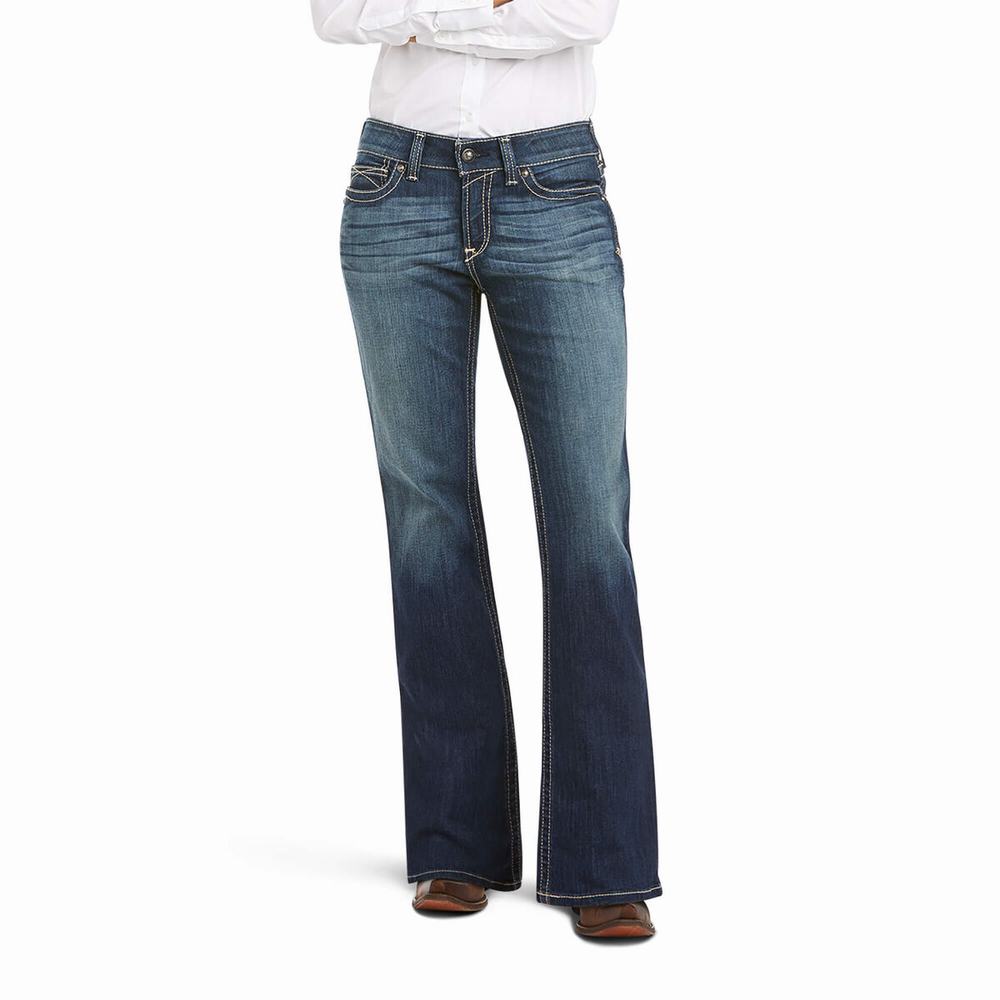 Jeans Skinny Ariat R.E.A.L. Mid Rise Stretch Original Cut Donna Colorate | IT021RZWP