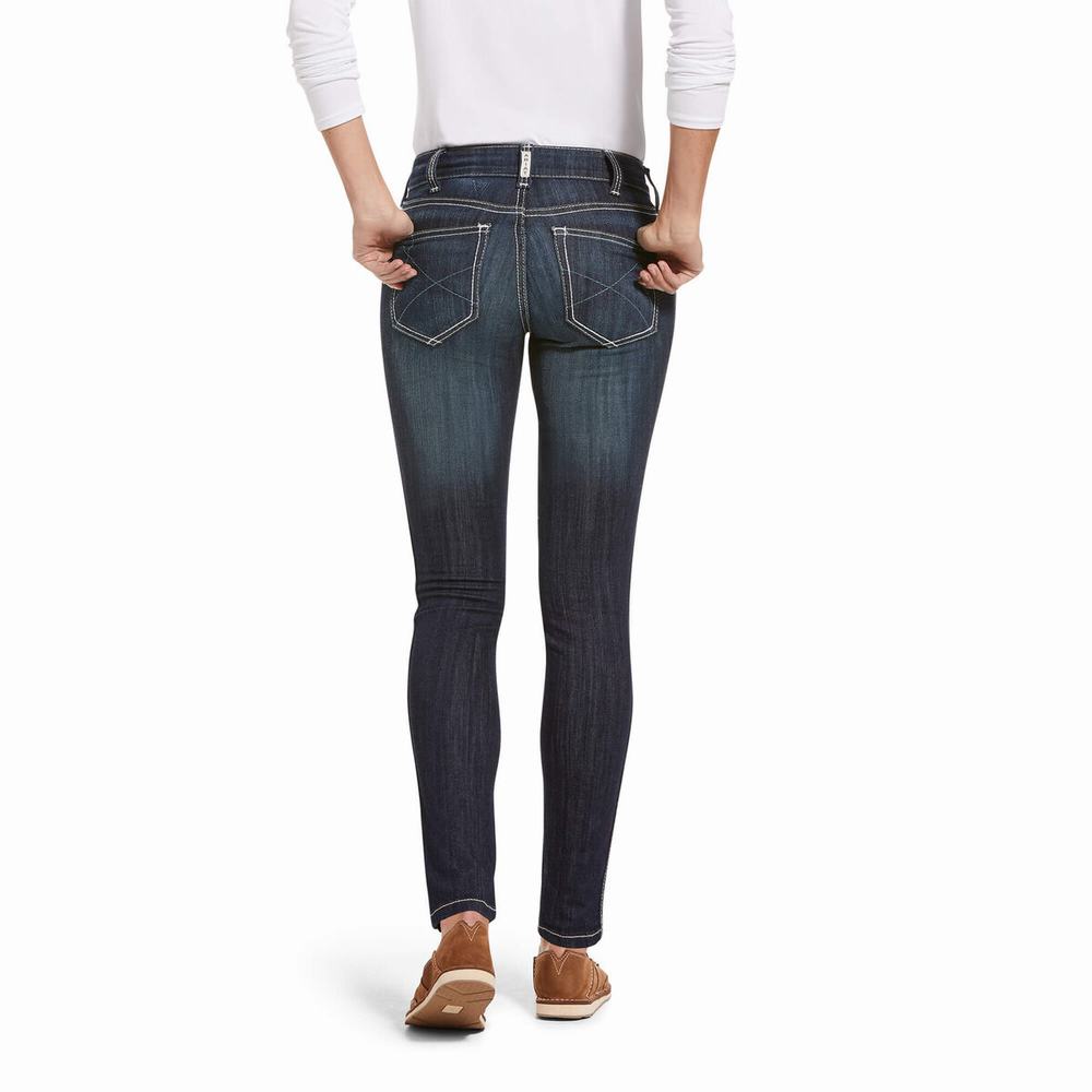 Jeans Skinny Ariat R.E.A.L. Mid Rise Stretch Outseam Ella Magro Donna Colorate | IT610TWIF