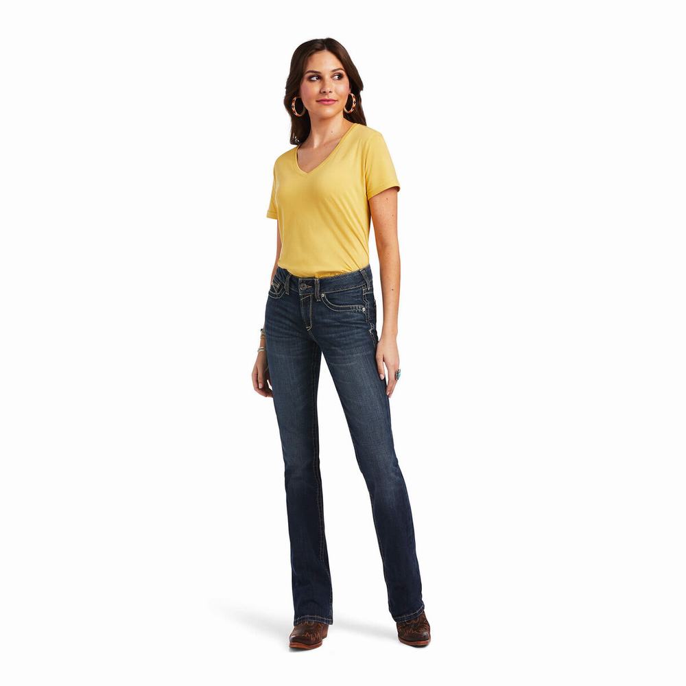 Jeans Skinny Ariat R.E.A.L. Perfect Rise Lexie Cut Donna Colorate | IT217FBRS