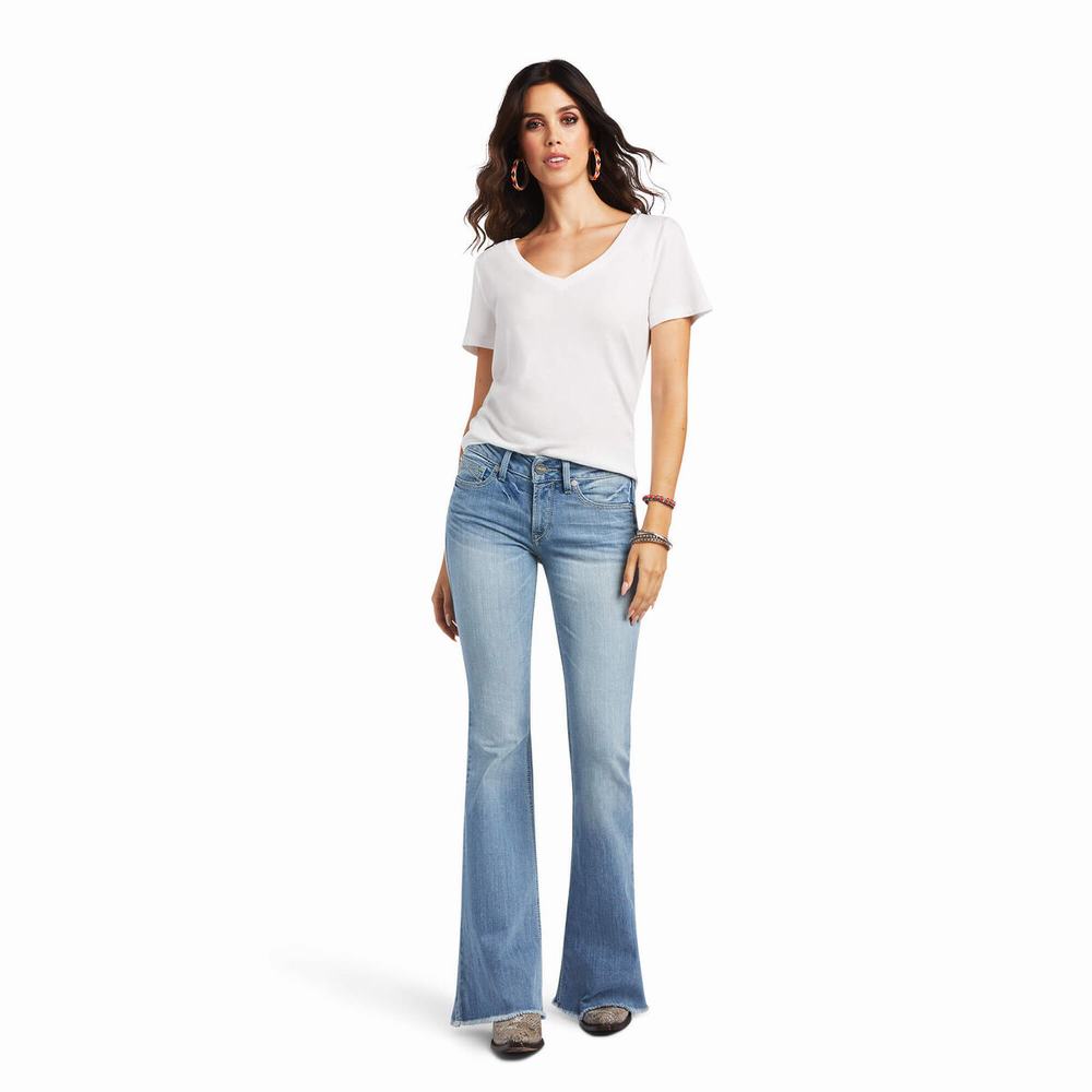 Jeans Skinny Ariat R.E.A.L. Perfect Rise Regina Donna Colorate | IT831MUJY