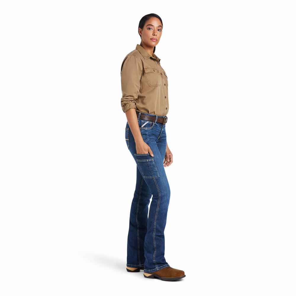 Jeans Skinny Ariat Rebar Flex Perfect Rise Riveter Cut Donna Colorate | IT298TZIW