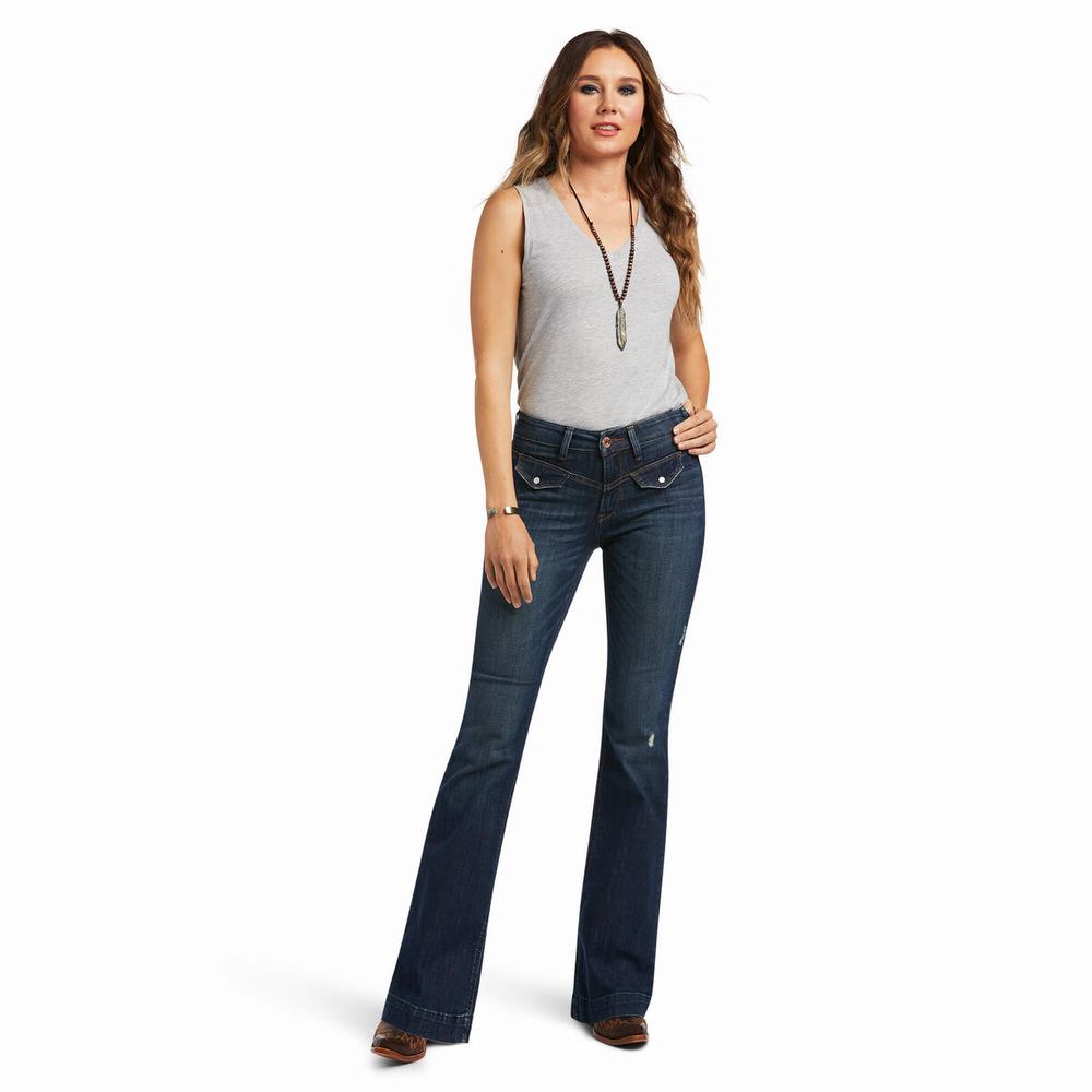 Jeans Skinny Ariat Slim Bessie Donna Colorate | IT459HSNX