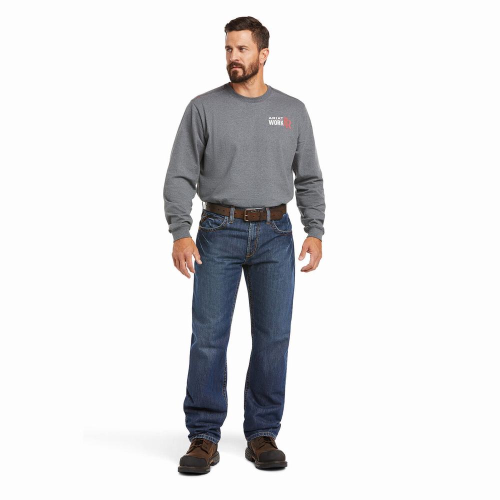 Jeans Straight Ariat FR M3 Loose Basic Uomo Colorate | IT902YRSW