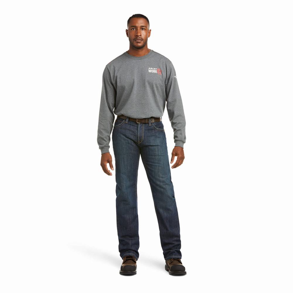 Jeans Straight Ariat FR M4 Relaxed Basic Cut Uomo Colorate | IT408FZXY