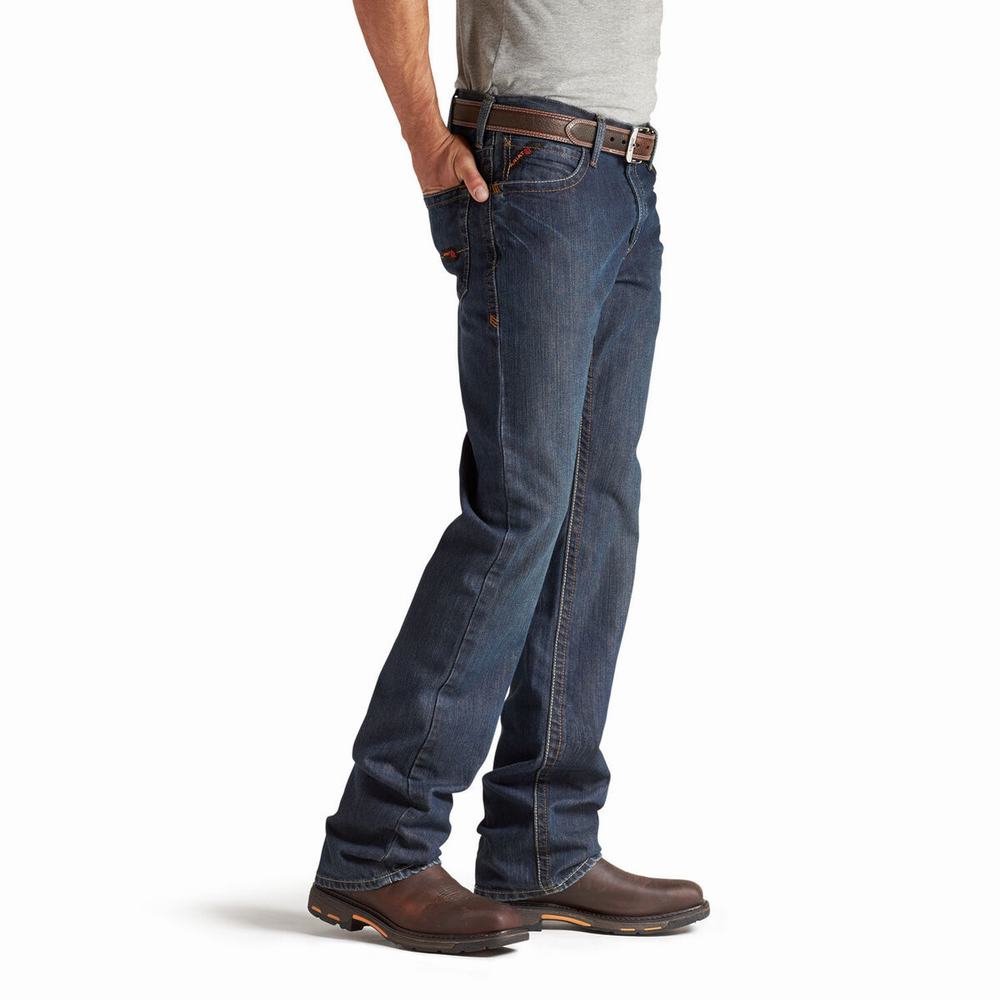 Jeans Straight Ariat FR M4 Relaxed Basic Cut Uomo Colorate | IT408FZXY