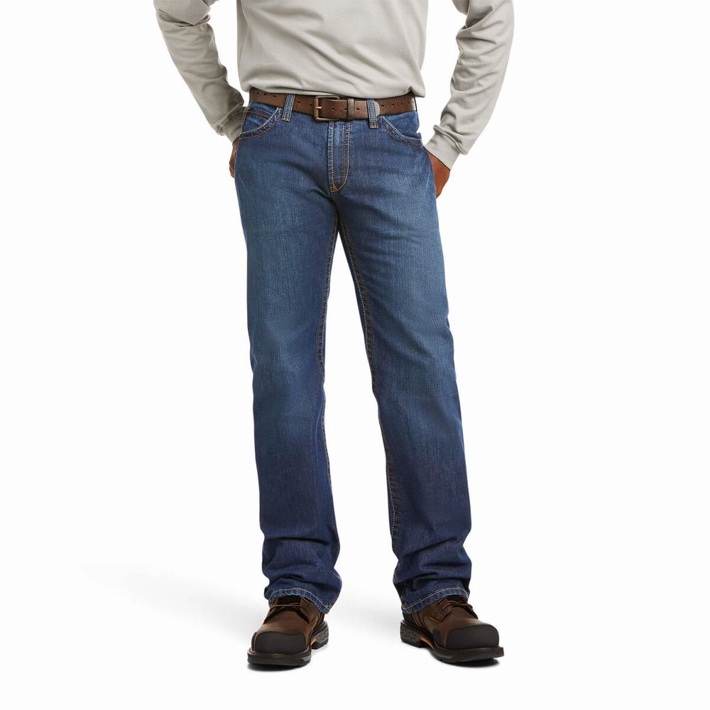 Jeans Straight Ariat FR M4 Relaxed Basic Cut Uomo Colorate | IT539CHSI