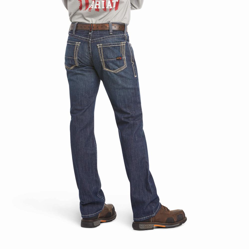 Jeans Straight Ariat FR M4 Relaxed Boundary Cut Uomo Colorate | IT956JINU