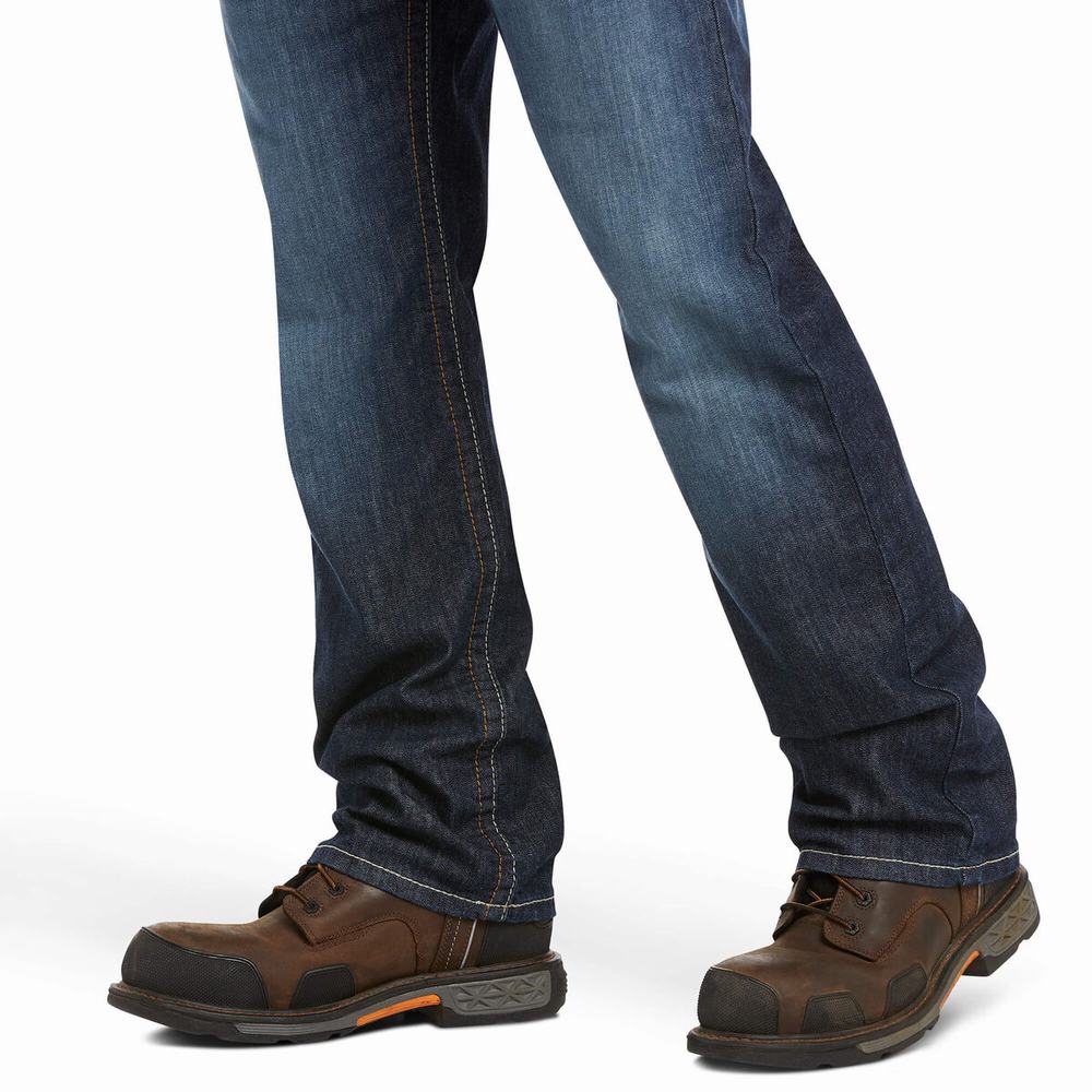 Jeans Straight Ariat FR M4 Relaxed Stretch DuraLight Basic Cut Uomo Colorate | IT926XFDK