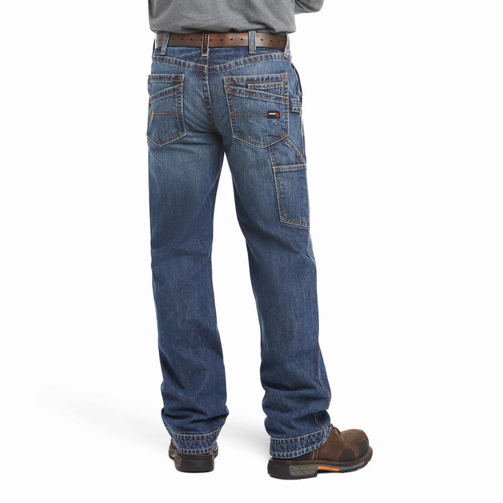 Jeans Straight Ariat FR M4 Relaxed Workhorse Cut Uomo Colorate | IT275EOSV