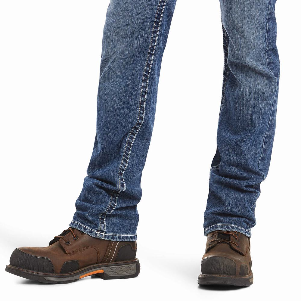 Jeans Straight Ariat FR M7 Slim DuraStretch Adkins Uomo Colorate | IT649NKEA