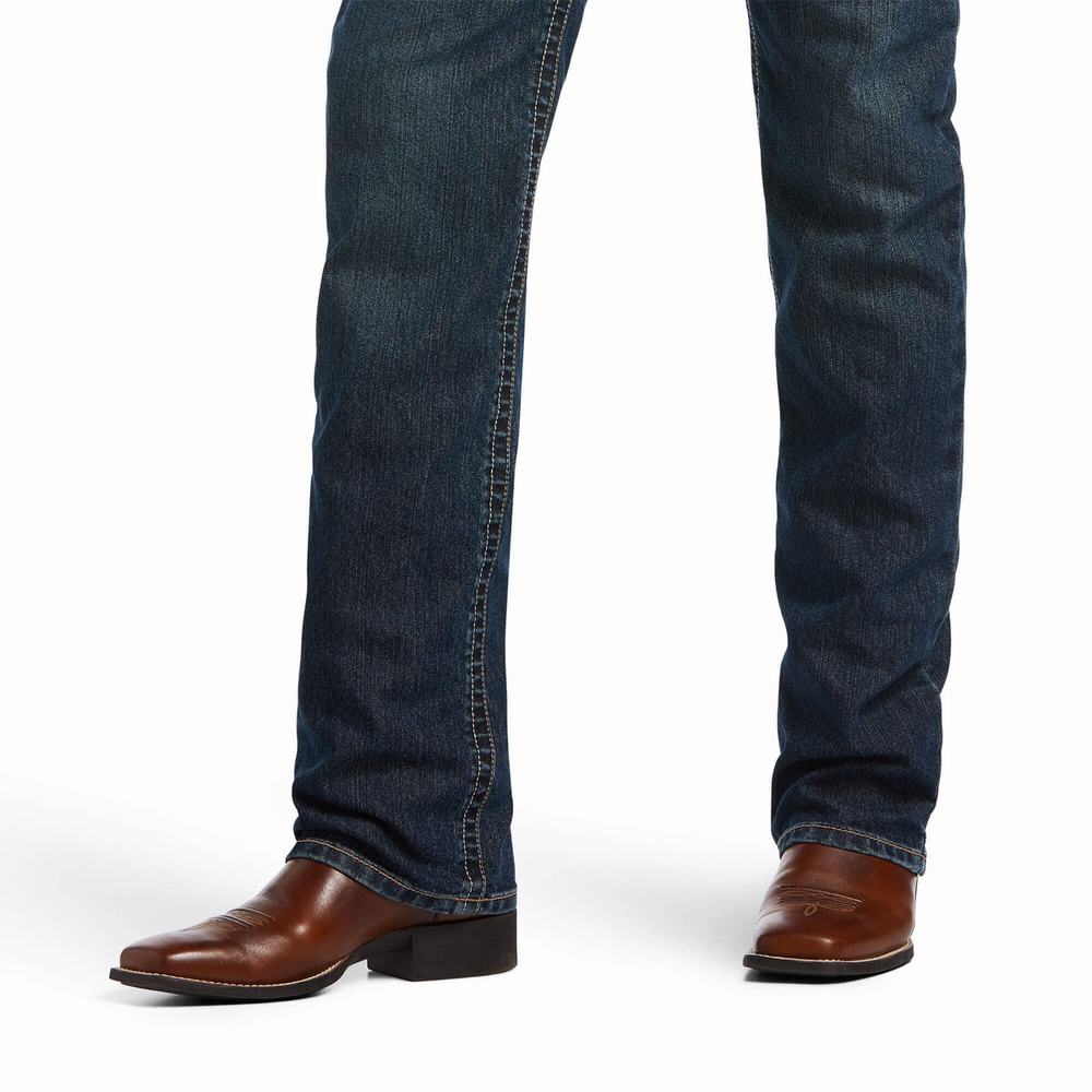 Jeans Straight Ariat M2 Traditional Relaxed Stretch Gage Stackable Cut Uomo Colorate | IT809NWAU