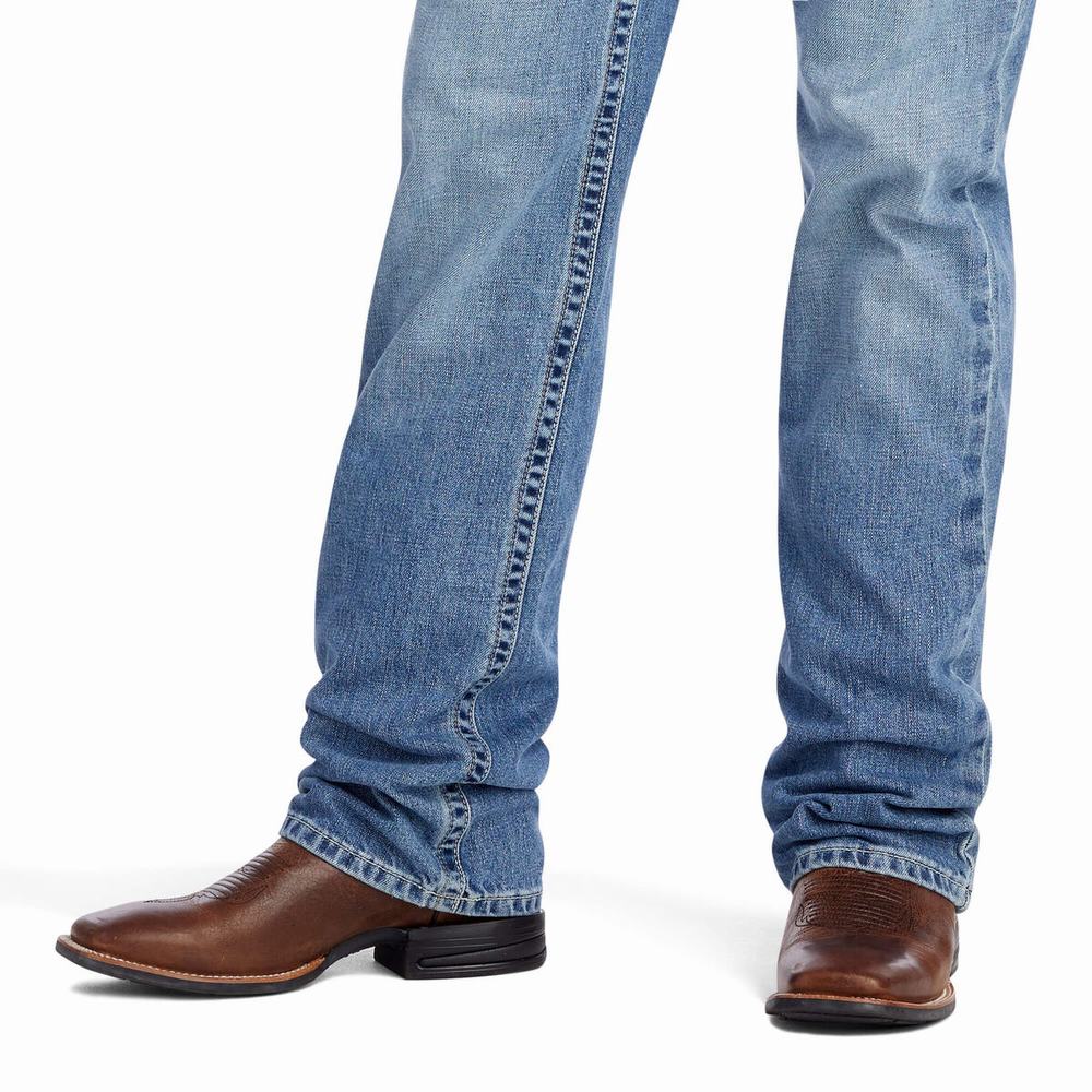 Jeans Straight Ariat M4 Low Rise Grayson Cut Uomo Colorate | IT026JFQS