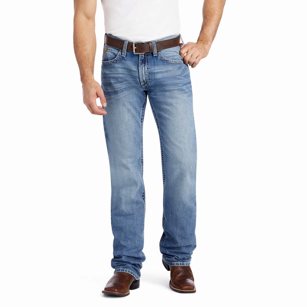 Jeans Straight Ariat M4 Low Rise Grayson Cut Uomo Colorate | IT026JFQS