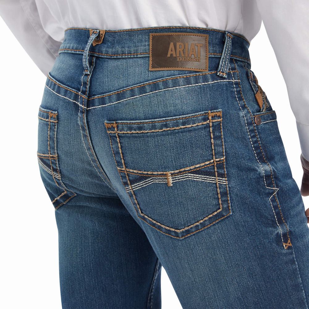 Jeans Straight Ariat M4 Relaxed Ramos Uomo Colorate | IT345VSJI