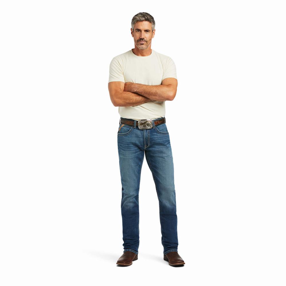 Jeans Straight Ariat M4 Relaxed Stretch Marshall Uomo Colorate | IT516EKCH