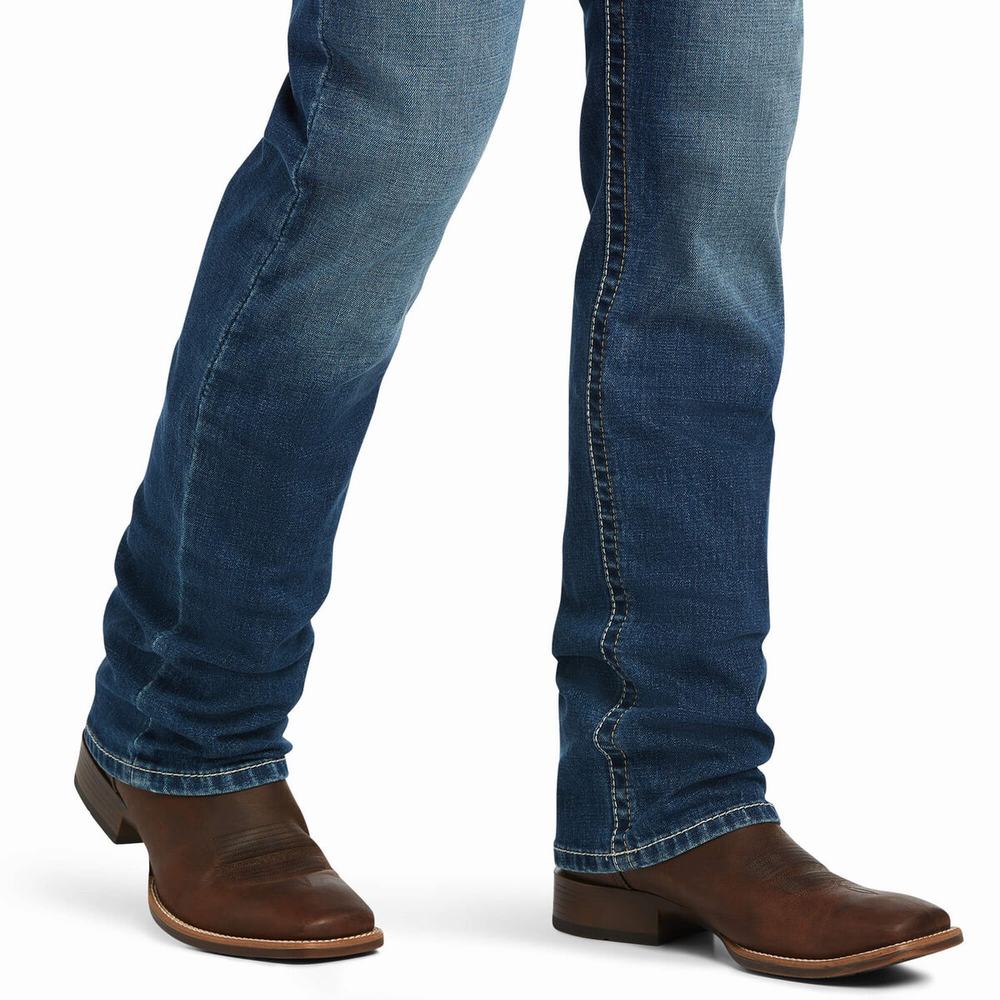 Jeans Straight Ariat M4 Relaxed Stretch Marshall Uomo Colorate | IT516EKCH