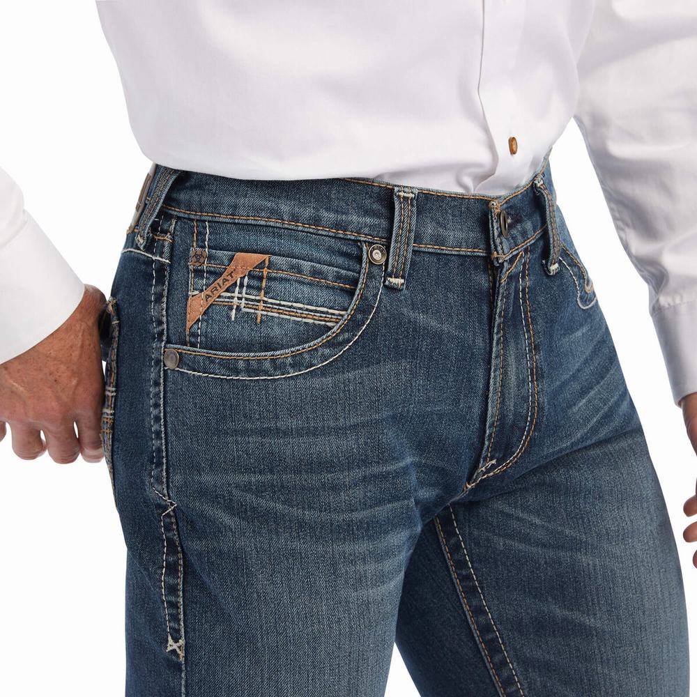 Jeans Straight Ariat M5 Durazno Uomo Colorate | IT506KYSZ