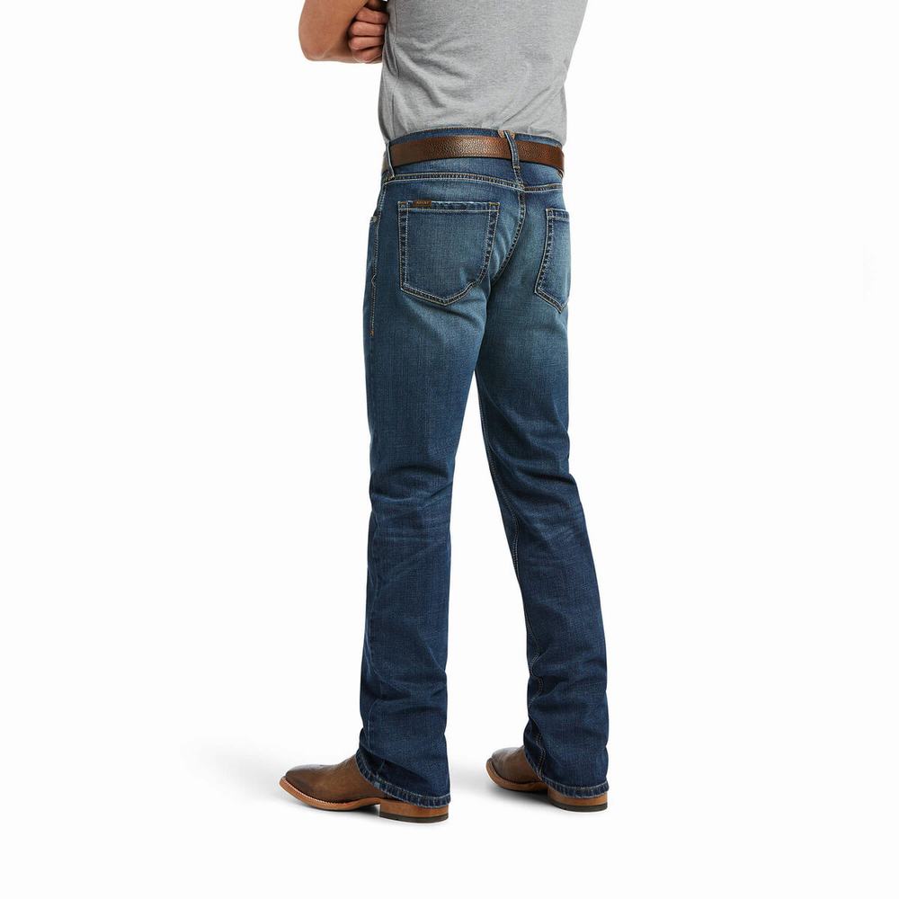 Jeans Straight Ariat M5 Stretch Madera Uomo Colorate | IT184ZKIB