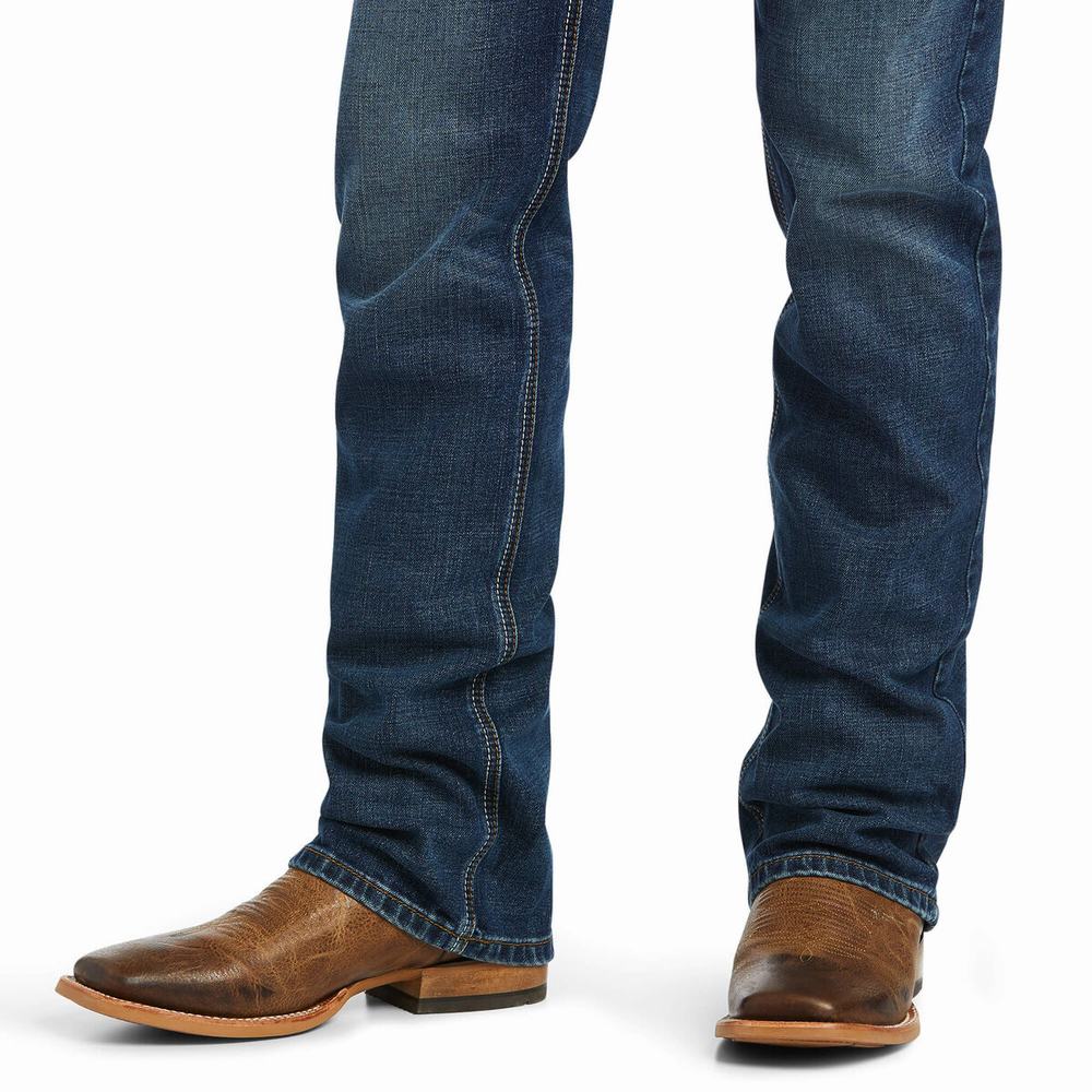 Jeans Straight Ariat M5 Stretch Madera Uomo Colorate | IT184ZKIB