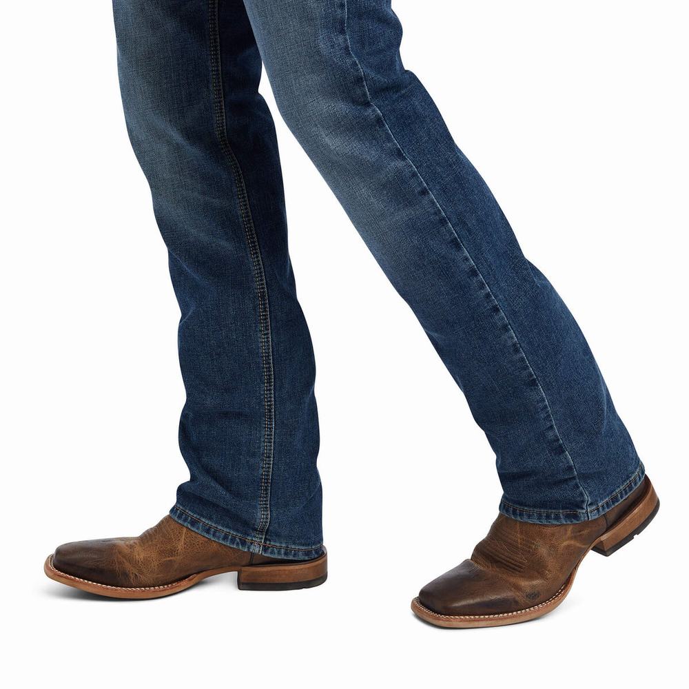 Jeans Straight Ariat M7 Slim Madera Uomo Colorate | IT058XPND