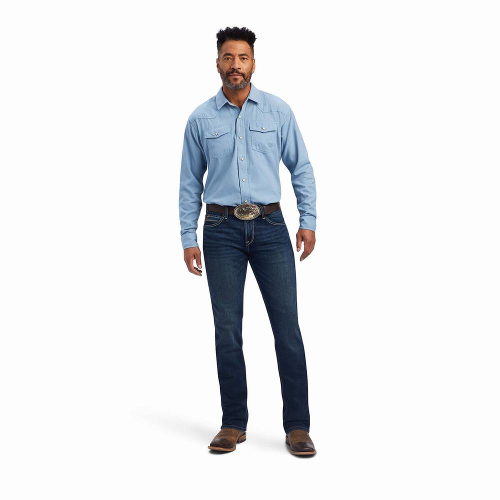 Jeans Straight Ariat M7 Slim Toro Uomo Colorate | IT197GPKH