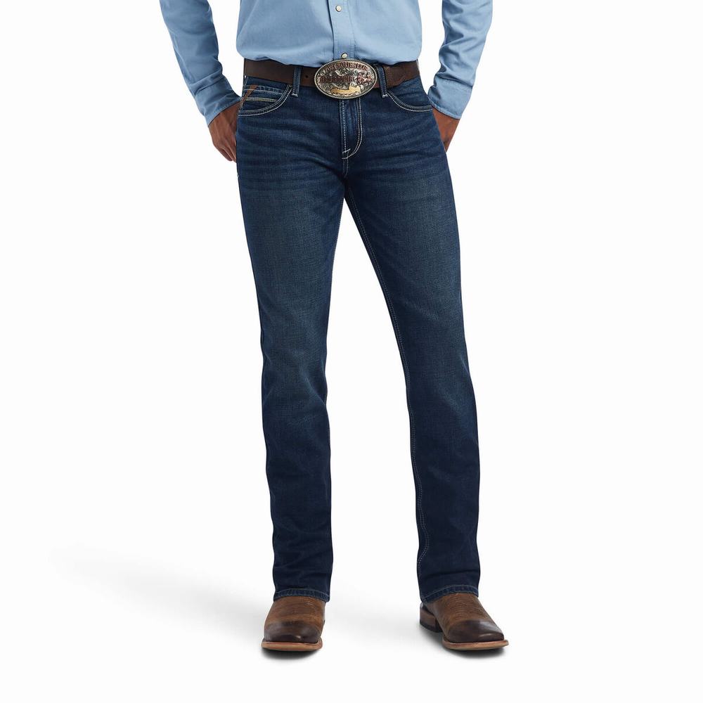 Jeans Straight Ariat M7 Slim Toro Uomo Colorate | IT197GPKH