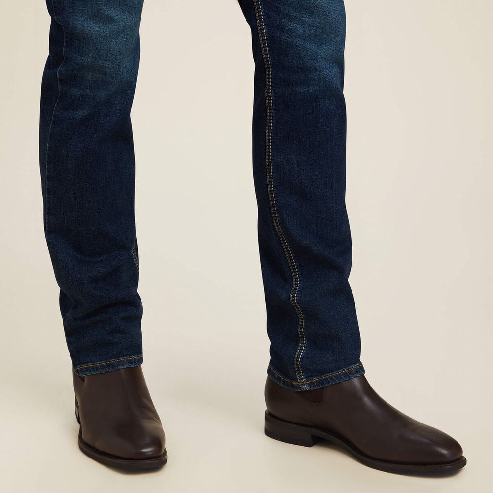 Jeans Straight Ariat M8 Modern TekStretch Brawley Uomo Colorate | IT340FANH