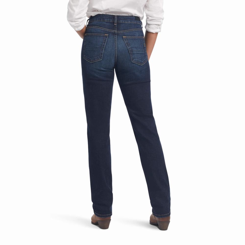 Jeans Straight Ariat Premium High Rise Stretch Donna Colorate | IT781SCVE