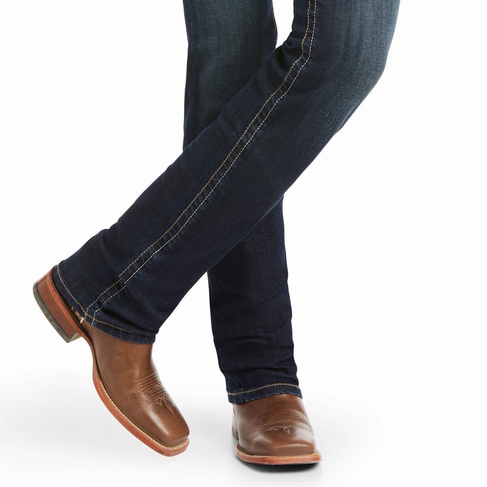 Jeans Straight Ariat R.E.A.L. Mid Rise Arrow Fit Kylee Donna Colorate | IT230EFOP