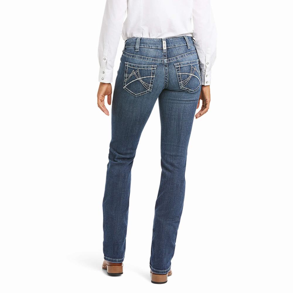 Jeans Straight Ariat R.E.A.L. Mid Rise Arrow Gianna Donna Colorate | IT465NBXZ