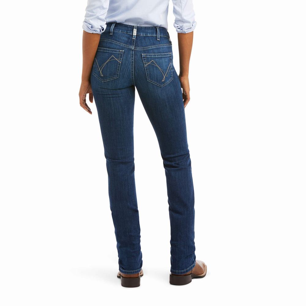 Jeans Straight Ariat R.E.A.L. Perfect Rise Abby Donna Colorate | IT508PFZH